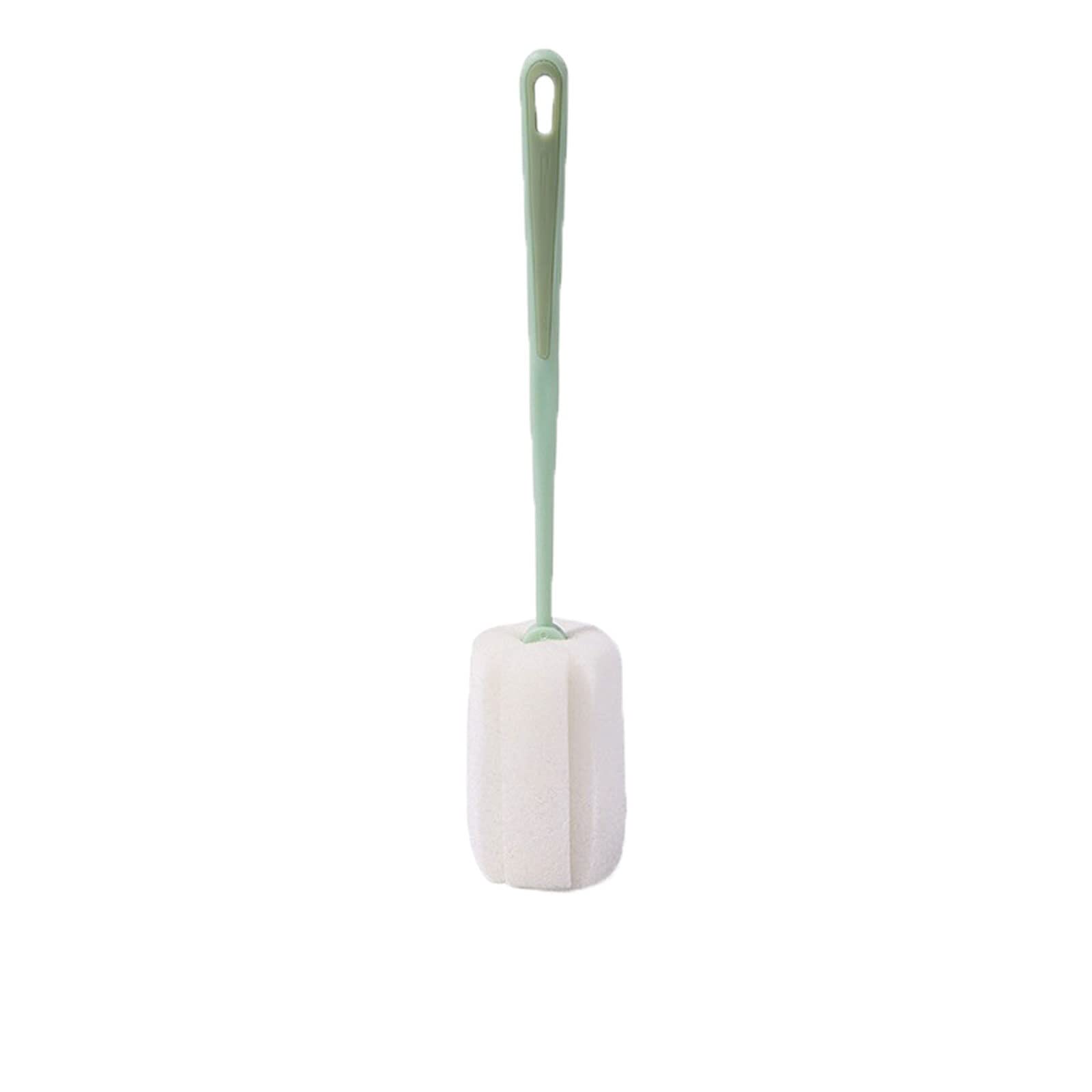 Bottle Brushes Set, Long Handle Portable Sponge Brush For Remov. Tea Stains Wash. Bottles Home Clean
