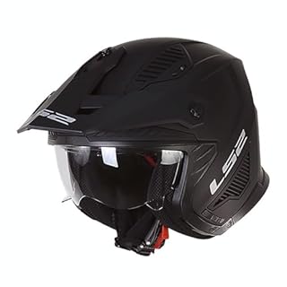 LS2, Casco Moto Jet/Modulare DRIFTER SOLID Matt Black, M
