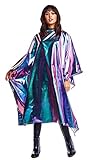 Betty Dain The Aurora Collection All Purpose Cape, 54'W x 65'L, Water & Chemical Proof, Machine Washable, Adjustable Snap Closure, Matches Other The Aurora Collection Products, Holographic Design