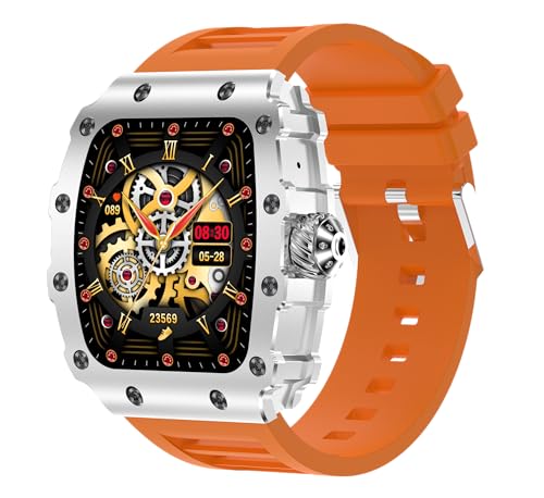 Men's Smartwatch 1.76-inch HD Barrel-Shaped Display 5D