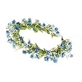 DDazzling Women Girs Flower Crown Bridal Eucalyptus Halo Wedding Floral Headband Photo Shoot...