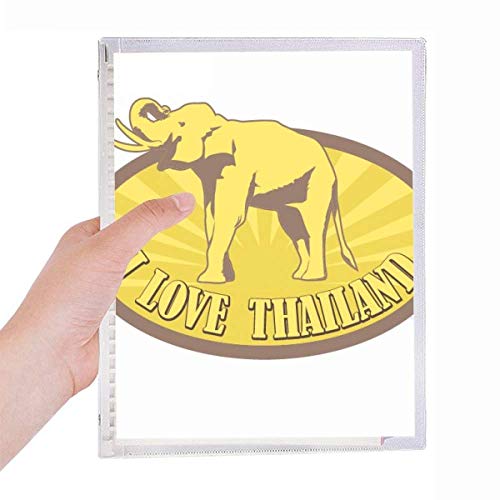 Cahier spirale éléphant Thaïlande rechargeable fini le gaspillage de papier