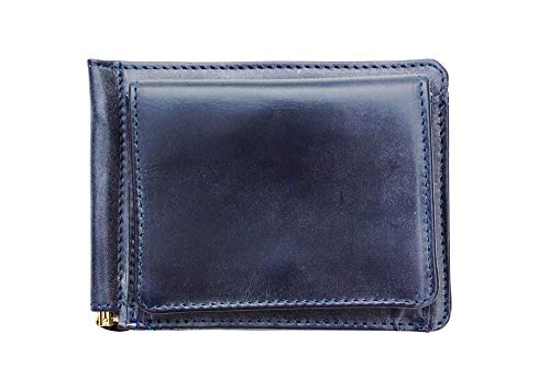 [グレンロイヤル] MONEY CLIP WITH COIN POCKET 小銭入れ付マネークリップ DARK BLUE NONE
