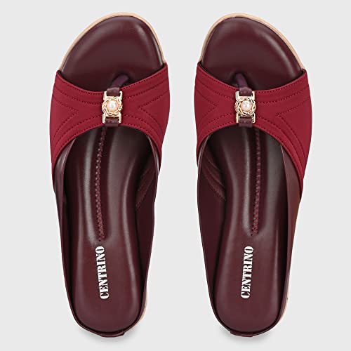 Image of Centrino Women Thong Sandals & Comfortable Ortho Care Sandal For Ladies | Fashion Wear Sandal & Chappal | Soft Cushioned for More comfort (6213)