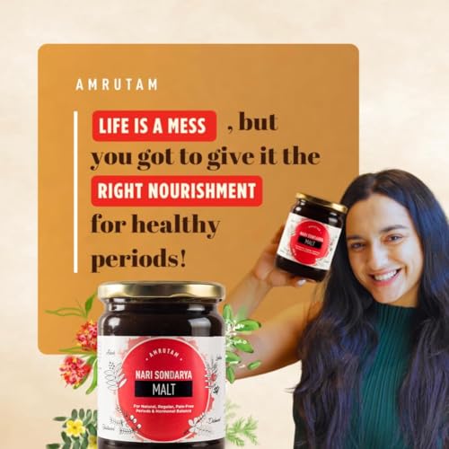 Image of AMRUTAM Nari Sondarya | Ayurvedic Medicine for Women's Health with Ashoka, Lodhra, Shatavari | 20+ Ayurvedic Herbs - 625gms (Pack of 2)