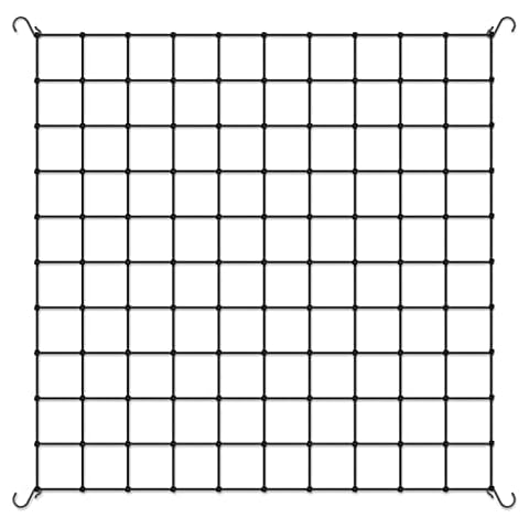 AC Infinity Grow Tent Trellis Netting 5x5', Heavy-Duty Elastic Plant Net with Steel Hooks, Flexible Hydroponics Support for Grow Tents, Gardening, and Horticulture Cover