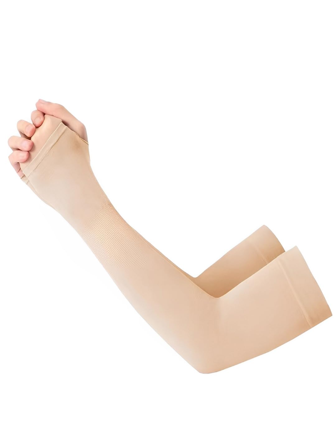 UV Sun Protection Arm Sleeves for Men & Women, Cooling Arm Sleeves for Sports Driving with Thumb Hole