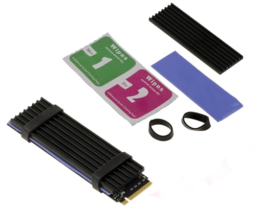 KALEA-INFORMATIQUE Zestaw ochrony termicznej do dysku SSD M2 2280 z podkładką termiczną i chłodnicą