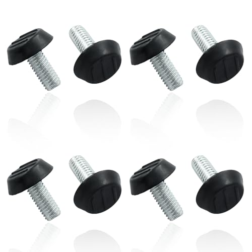 Zorveiio 8 Pcs Furniture Levelers M8 x 20mm, Adjuster Mini Feet
