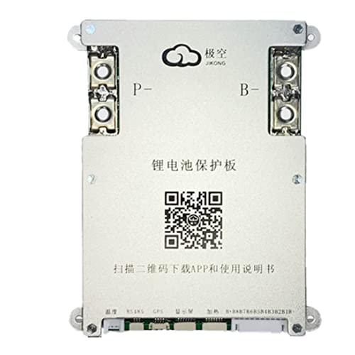 Gsrimgratoe JK BMS 4S 5S 6S 7S 8S 200A Smart BMS 2A Equilibrio Activo Transferencia de Soporte de AplicacióN Bluetooth Incorporado LCD 12V 24V 3S(C)