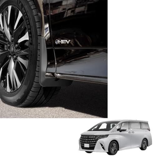 【Joy Car】 ハイブリッド アクセサリー パーツ スプラッシュガード ABS 樹脂 汎用 フロント リア レフト カスタム マッドガード 泥除け 外装カスタム 専用設計 プロテクター 外装 カスタム パーツ新型 アルファード ヴェルファイア 40系