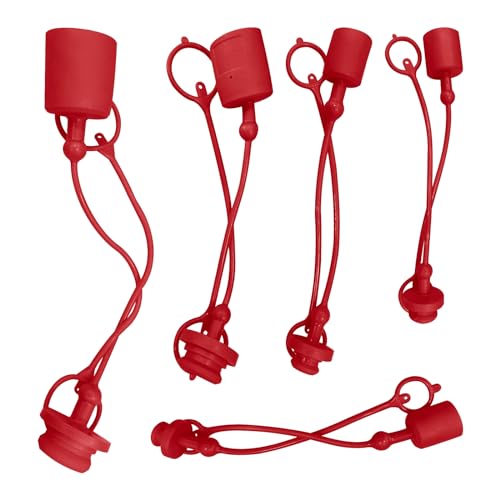 5 Sets Hydraulic Coupler Dust Cap1/4