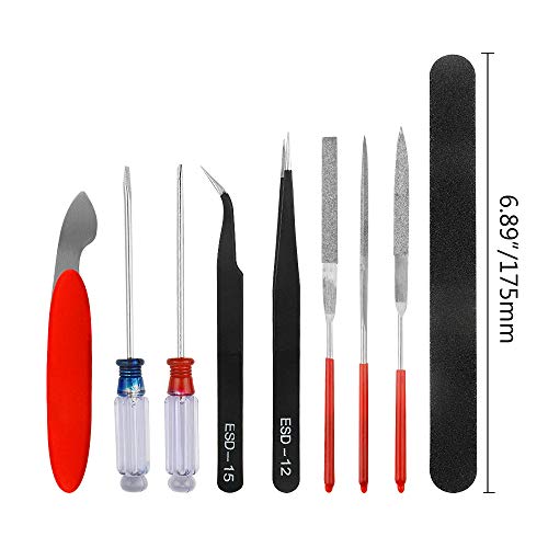 WMYCONGCONG 24 Stück Gundam Modeler grundwerkzeuge Gundam Modell Werkzeuge Kit für Hobby Modellbau Anfänger Assemble Building