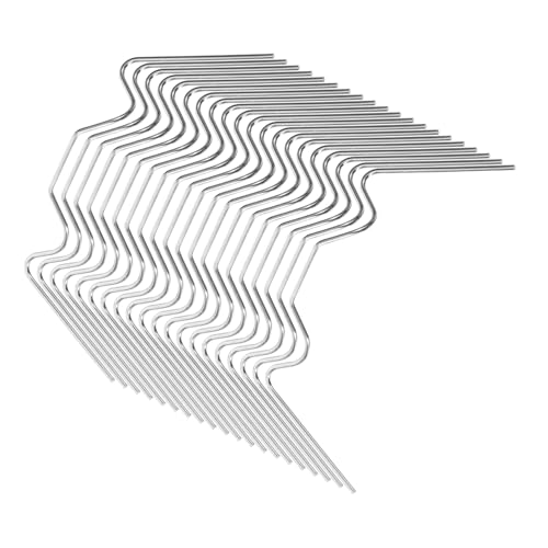 FONDOTIN 100pezzi Clip w Inossidabile Per Fissaggio Da Serra Per Rinforzare Pannelli Di e Durante Tempeste e Piogge Intense