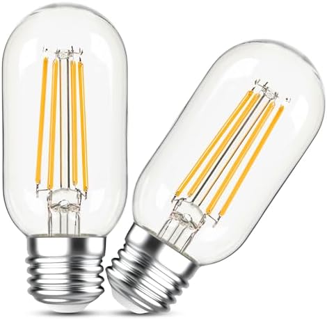 Dimmable T45/T14 E26 LED Bulbs 60Watt for Ceiling Fan Wall Scones