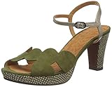 strap_type; Slingback Chie Mihara Damen Elis38 Sandale mit Absatz, Khaki, 39 EU