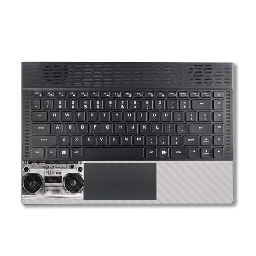 Image of MightySkins Carbon Fiber Skin Compatible with Alienware X14 R2 (2023) Full Wrap Kit - Booming Box | Protective, Durable Textured Carbon Fiber Finish | Easy to Apply & Change Styles | Made in The USA