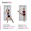 Leg Stretching Strap – Adjustable Ballet Stretch Strap with Door Anchor to Improve Flexibility, Easy to Install Flexibility Equipment Stretching Trainer for Ballet, Dance, Yoga, Gymnastics or Cheer