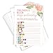Printed Party Baby Shower Games for Girl – 5 Games & Activities, Baby in Bloom Floral Theme, 50 Guests