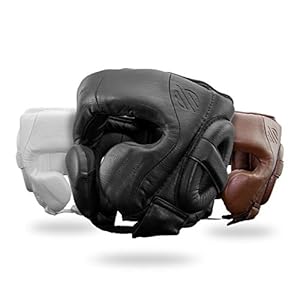 Sanabul Battle Forged Professional Boxing Headgear for Men | Martial Arts Taekwondo Kickboxing MMA Head Gear | Fighting & Sparring Helmet | Full-Face Protection (Black, Small)