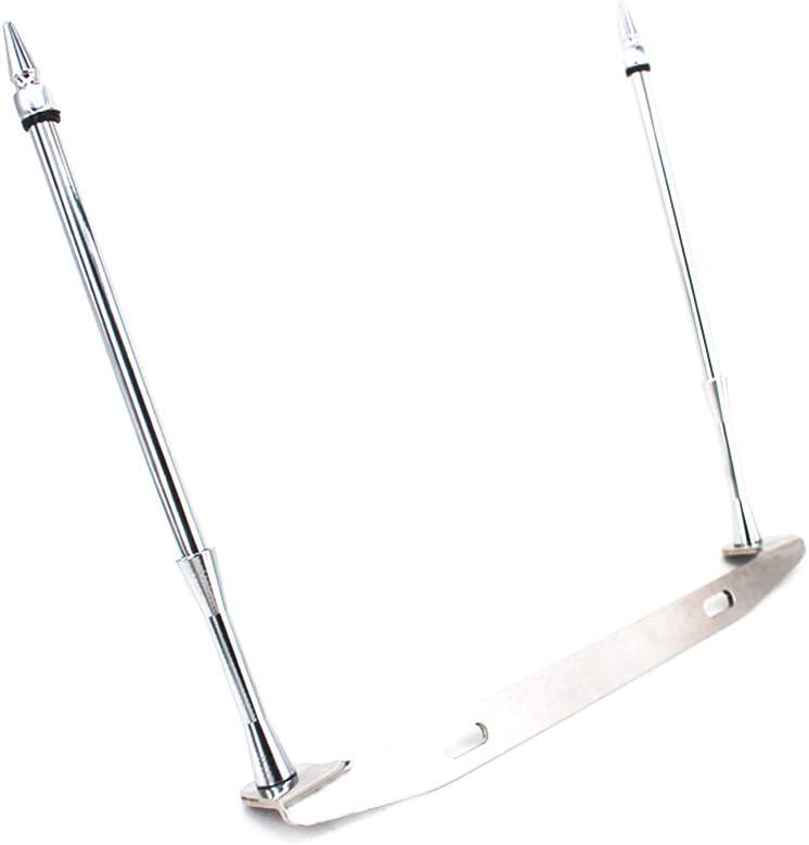 GUAIMI Motorcycle Flag Mount Plate Flag Mount Double Flag Holder Motorcycle Flags (American Flag + Veterans Day American Flag)