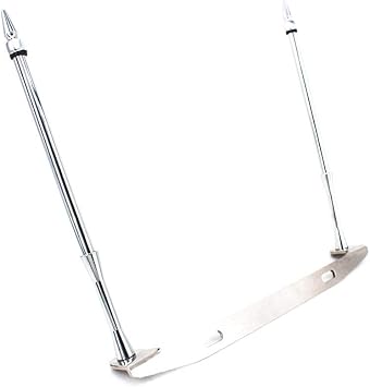 GUAIMI Motorcycle Flag Pole Mouont Double Flag Holder Motorcycle Flags (The American Flag & Jolly Roger Flag)