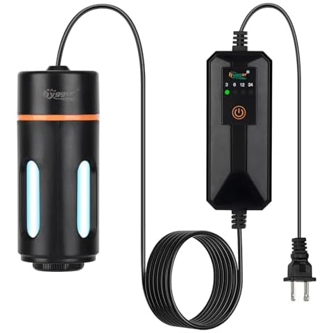 hygger Aquarium U-V Light with Timer 3W Cover