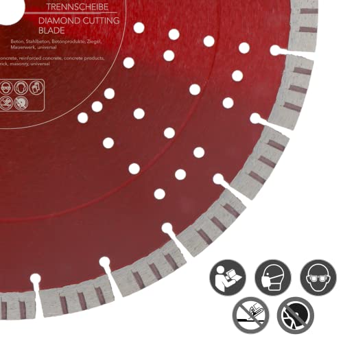 PRODIAMANT Premium diamond cutting disc concrete 350 mm 14 inch x 20 mm diamond saw blade segment height 15mm 6 PRODIAMANT Premium diamond cutting disc concrete 350 mm 14 inch x 20 mm diamond saw blade segment height 15mm - Image 6