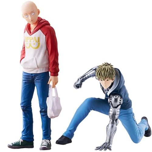 2pcs Saitama Figuras Anime Figuras...