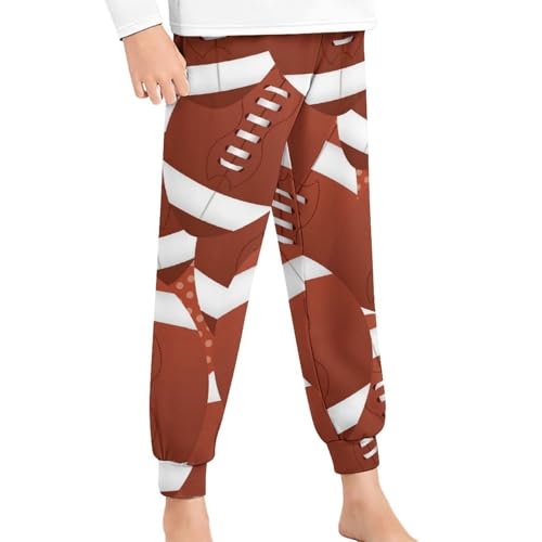 American Football PatternChildren's Home Pajamas, Simple And Versatile, Suitable for Daily Wear130CM