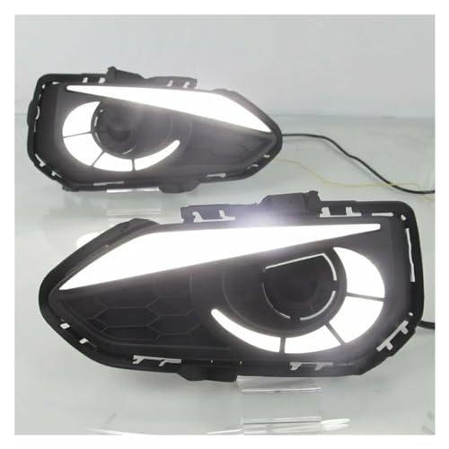 XCZPRKMXY LED DRL Daytime Running Light Front Bumper Fog Lamps with Turn Signal Accessories 2018 2019 2020