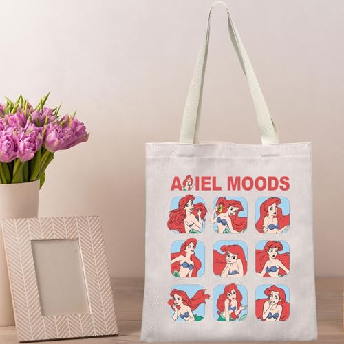Bolsa tote sirena para fans y princesas miniatura 6