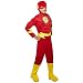 Rubies DC Comics Deluxe Muscle Chest The Flash Costume, Small