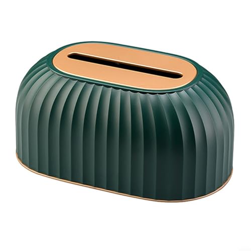 Soporte decorativo para pañuelos de estilo nórdico nostálgico para la mayoría de pañuelos rectangulares en varios ajustes (verde oscuro)