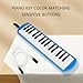 Soprano Air Piano Keyboard 32 Keys with Long Tubes 32 Melodica Air Piano ABS Texture Suitable for Musicians ABS Resin Melodica