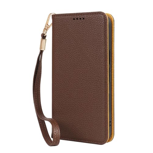 AGENIUS�EFor Xperia 1 VIII �P�[�X �蒠�^ �J�o�[ �X�g���b�v�t�� PU���U�[ �X�^���h�@�\ �J�[�h���[ ���������� For �G�N�X�؃��A1(�u���E��)