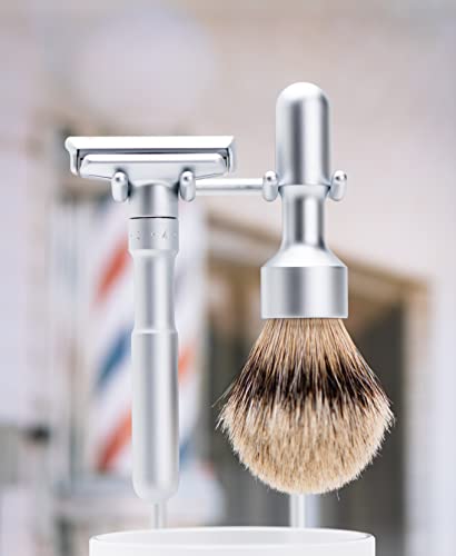 Merkur Futur Matt Satin 4-Piece Shaving Set (90