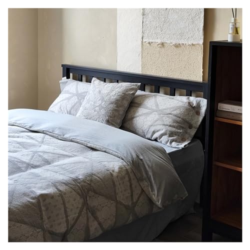Housse de couette super douce lavée quatre saisons avec boutons
