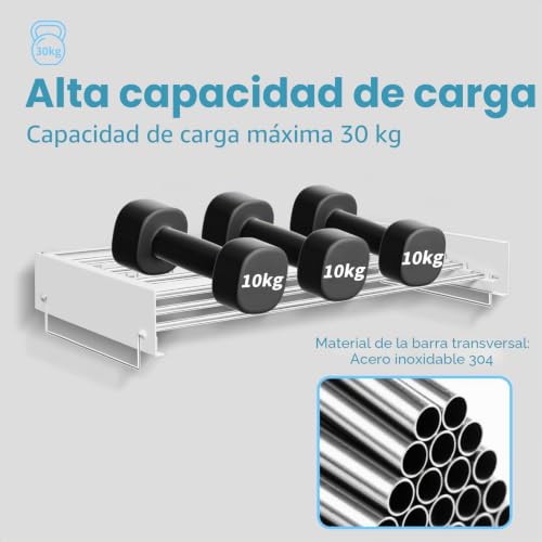 Miniatura 6 de Tendedero De Ropa Montado En La Pared Tendedero Retráctil Tendedero Plegable Con Varillas De 100 Cm X 6 Líneas Para Colgar Secador De Ropa Plegable Para Baño Interior Y Exterior Blanco