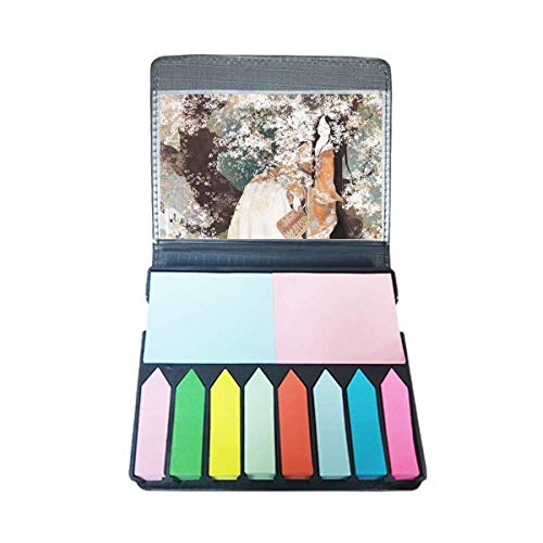 Autocollant note style chinois pour marque-page couleur et mémo de bureau