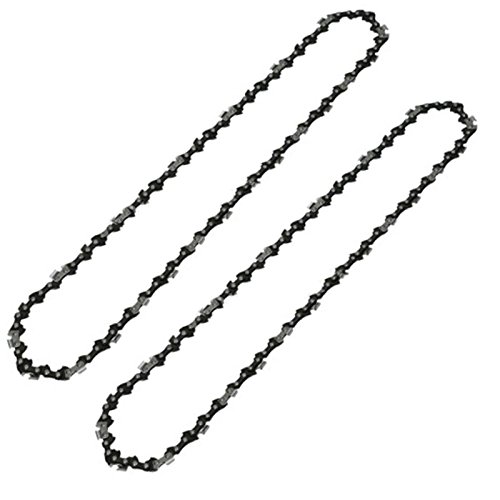 Spares2go 16 Low Kickback Semi Chisel Bar Saw Chain for Qualcast Chainsaws 56 Drive Links (Pack of 2)