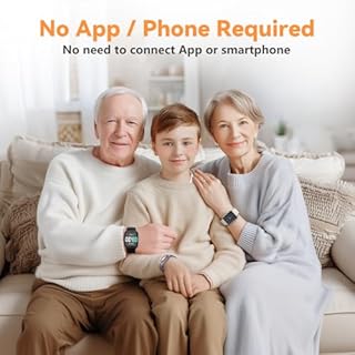 Pedometer Watch Senior Friendly No App/Phone Required, Waterproof Fitness Tracker Watch with Step Counter Calories/Sleep Tracker for Walking Running for Men Women