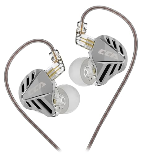 Image of CCA Falcon 2 DD in Ear Monitor, Immersive Stereo Gaming Earbuds, HiFi Noise Isolating in Ear Headphones, Crystal Clear & Deep Bass IEMs for Gamers Singers Musicians Audio Engineers