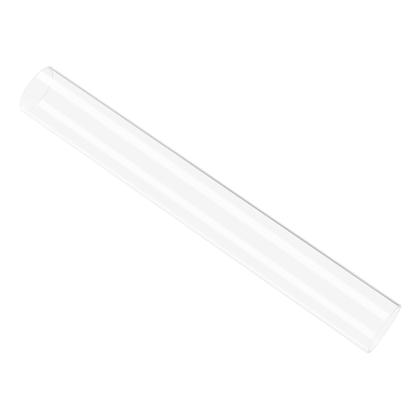 QUARKZMAN 36mm ID 40mm OD 305mm(12") Longueur Tube acrylique Tube Rond Rigide x 1 Pièce pour Éclairage Modèles Plomberie Artisanat, [Transparent]
