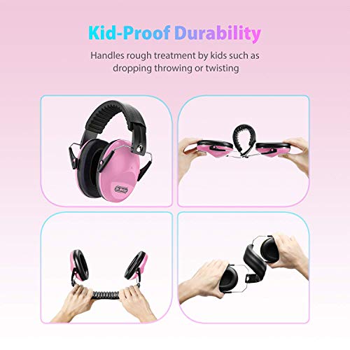 Image of Dr.meter Noise Cancelling Headphones for Kids: SNR27.4 Kids Ear Protection Earmuffs with Adjustable Headband, Ear Muffs for Noise Reduction in Monster Jam, Concert, Firework, Mowing, Autism Sensory