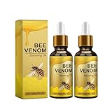 Generisch Vitaslim Bee Venom Tropfen zum Abnehmen, Vitaslim Schlankheitsöl, Bee Venom Slimming Oil, Bienengift Slimming Drops Weight Loss, Fettverbrenner, Fatburner, Straffung & Modellierung, 2 Stück