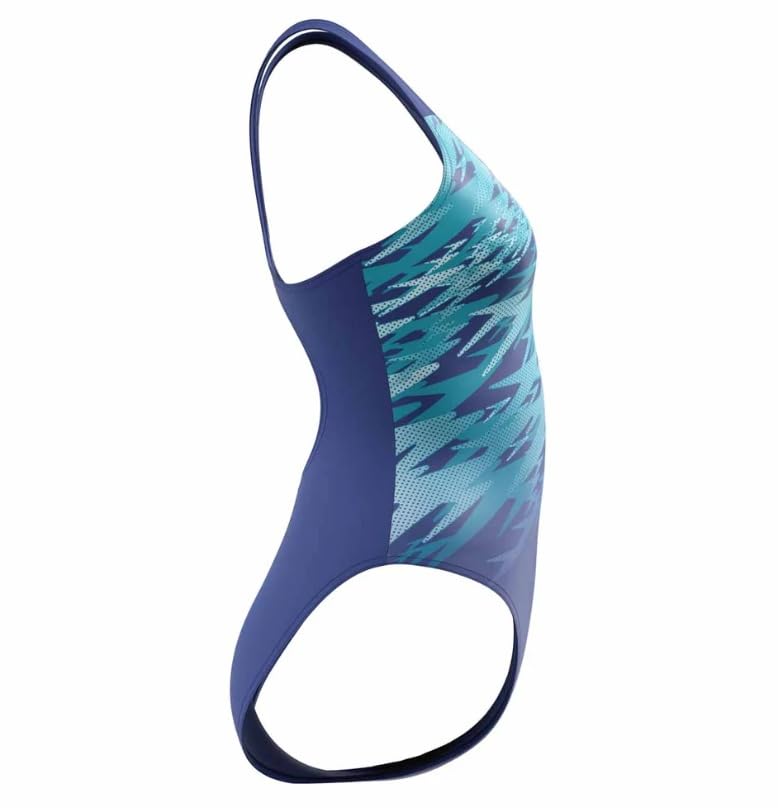Speedo Hyperboom - Bañador para mujer, diseño de espalda muscular, color azul