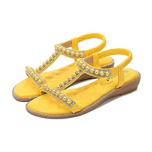 Sandalias de mujer 2025 verano casuales y elegantes con calce cómodo de plataforma 6