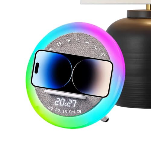 Dubbulon Supporto Per Telefono Con Altoparlante,con Sveglia a Suoni e