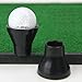 luzen 4Pcs Rubber Golf Ball Retriever Ball Picker Ball Grabber Suction Cup Golf Ball Pick Up Cup Golf Putter Accessories for Men and Women, Black